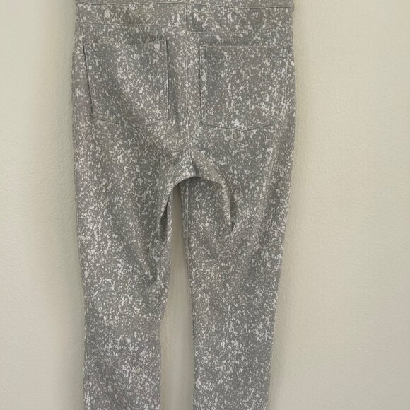 Spanx Pants Women's Speckled Gray Jean Ankle Leggings Stretch Shaping - Picture 2 of 8